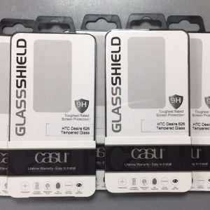 CASU Tempered Glass Screen Protector HTC 626 Job Lot Of 5