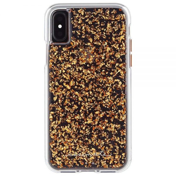 Case-Mate iPhone X & iPhone Xs Karat Case - Rose Gold