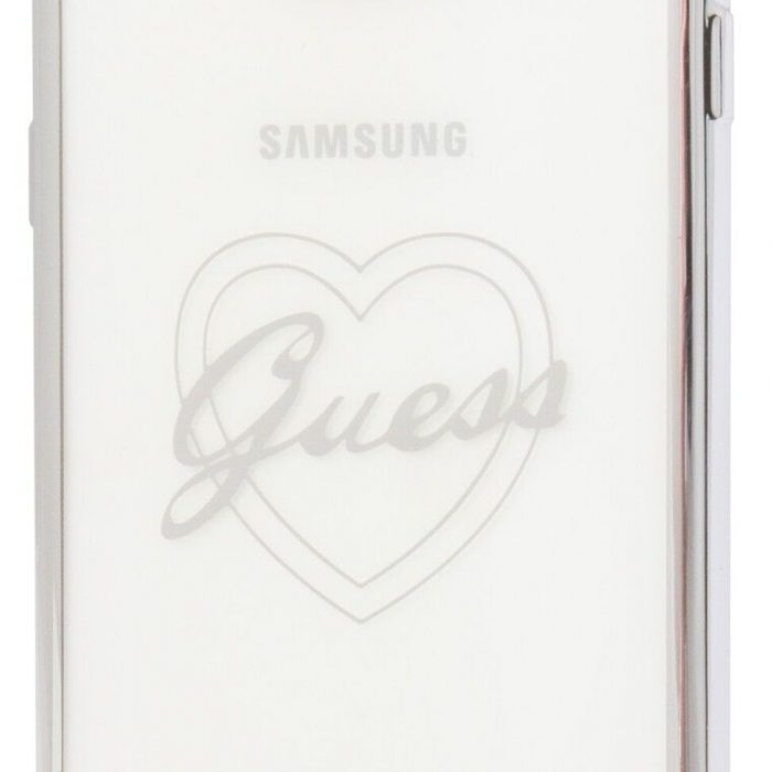 GUESS Signature Heart Hard Case Cover for Samsung Galaxy S7 - Clear Case