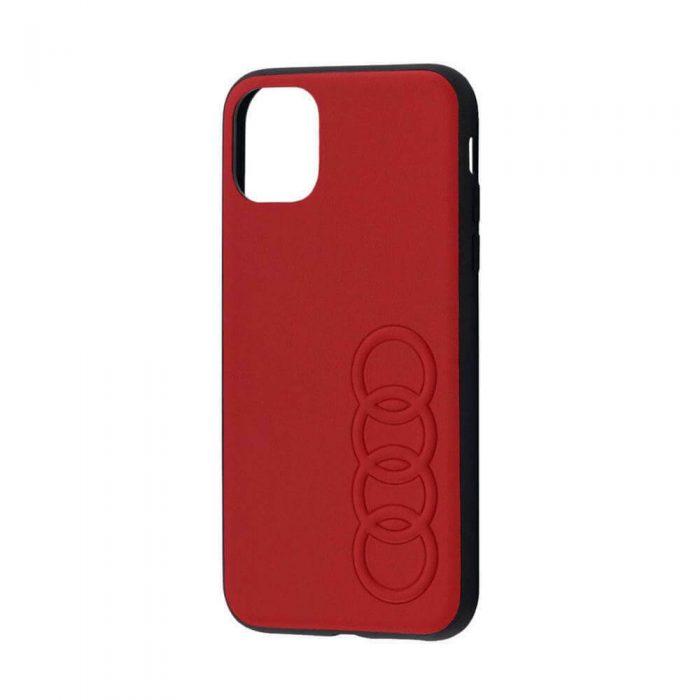 Genuine AUDI Leather Case iPhone 11 Pro Max - Red