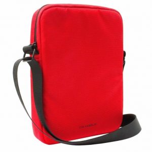 Genuine Ferrari Urban Tablet Bag Black with Red Piping 8"