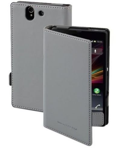 Genuine ROXFIT PREMIUM Book Case For Sony Xperia Z - Grey In Retail