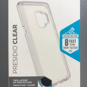 Genuine Speck Presidio Clear Impact Case for Samsung Galaxy S9