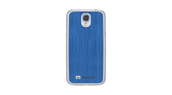 Kensington Blue Aluminum Finish Case for Samsung Galaxy S4.