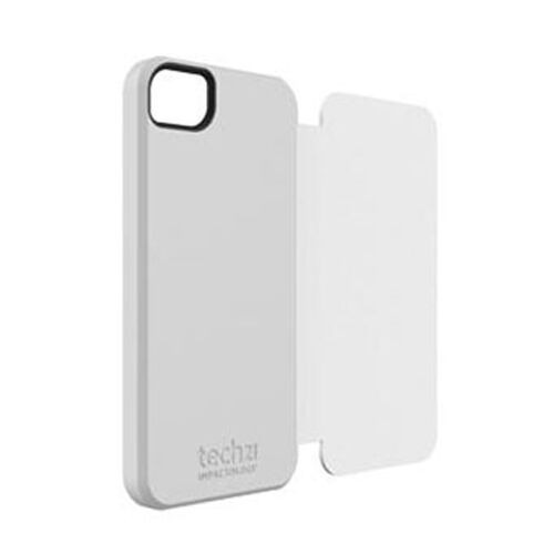 NEW GENUINE TECH21 IMPACT SNAP CASE WITH COVER FOR iPHONE 5C T21-3536 WHITE