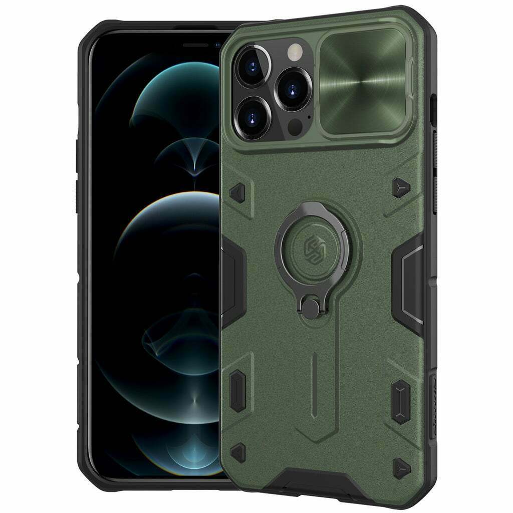 Nillkin CamShild Armor Impact Case for Apple iPhone 13 Pro Max - Green