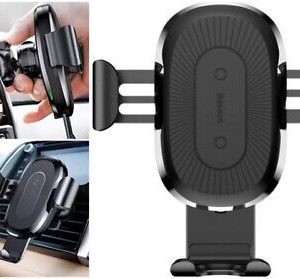 Baseus Wireless Charger Gravity Car Mount 10W Qi Fast Charge Holder