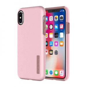 Genuine Incipio Dual Pro Two Layer Impact Case for iPhone X in Rose Gold