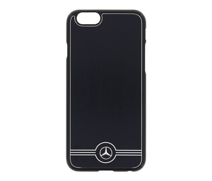 Genuine Mercedes-Benz Pure Line Collection Aliminum Black Hard Case iPhone 6 6s