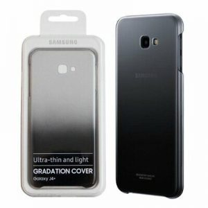 Genuine Samsung Galaxy J4+ Black Gradation Cover / Case EF-AJ415CBEGWW