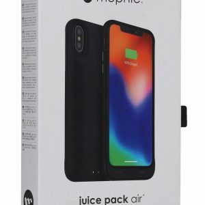 MOPHIE iPhone XS/X Juice Pack Air Wireles Battery Charging Case Cover Black