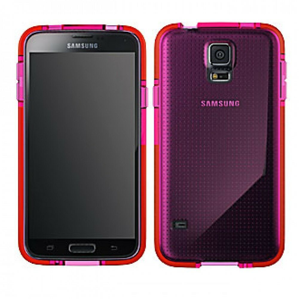 Tech21 D3O Impact Mesh Case Cover for Samsung Galaxy S5 S5 Neo Pink T21-4010